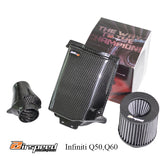 Infiniti Q50 2.0T 2014 2015 2016 2017 2018 2019 2020 2021 2022 2023 2024 with Aftermarket Parts - Air Intake Systems Pre-preg Carbon Fiber from Ventus Veloce